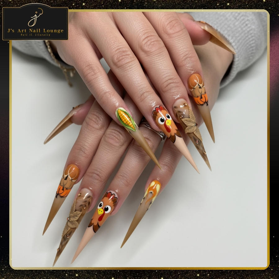 Thanksgiving nail collection